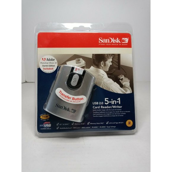 San Disk Image Mate USB 2.0 5 in 1 Card Reader / Writer - Picture 7 of 10